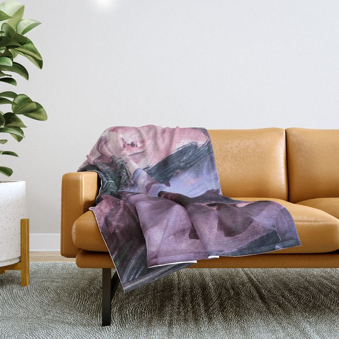 abstract painting VII Throw Blanket