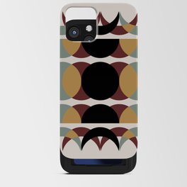 Moon Phases Abstract XII iPhone Card Case