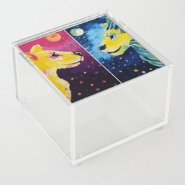 Lion Pair Acrylic Box