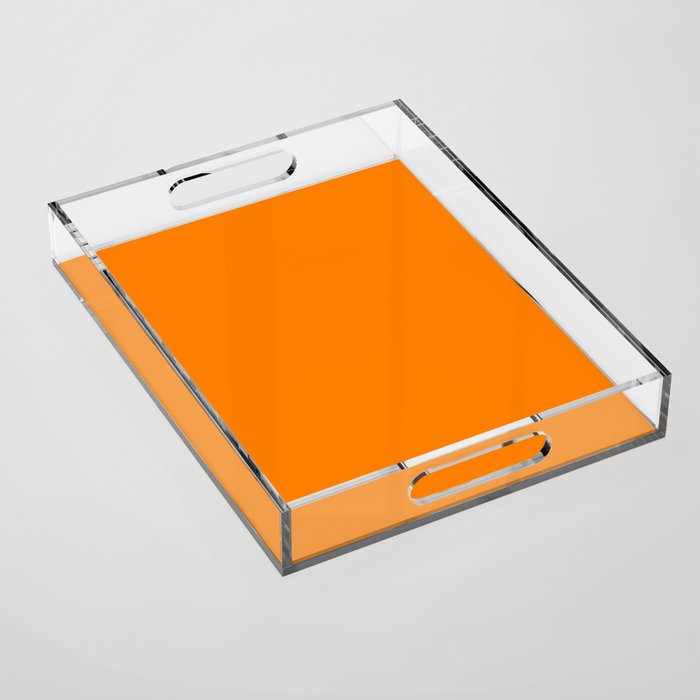 (Orange) Acrylic Tray