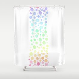 Pastel Rainbow Shower Curtain