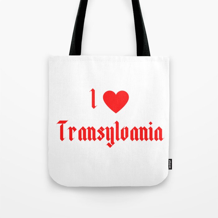 I Heart Transylvania Tote Bag