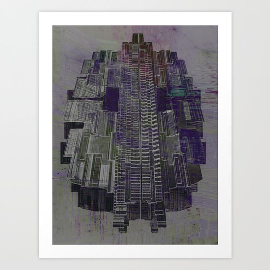Urban Bubble into Space / 25-08-16 Art Print