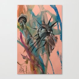 Lady Liberty Canvas Print