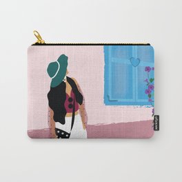 Bohemian Woman Traveling Carry-All Pouch