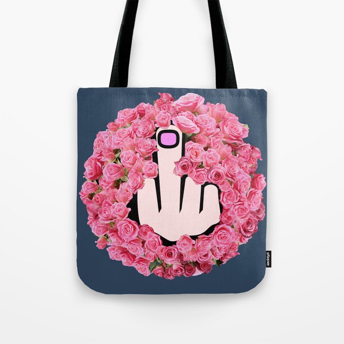 The Glamorous Middle Finger Tote Bag