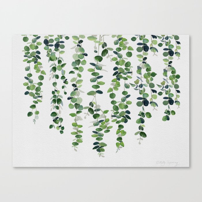 Eucalyptus Garland  Canvas Print