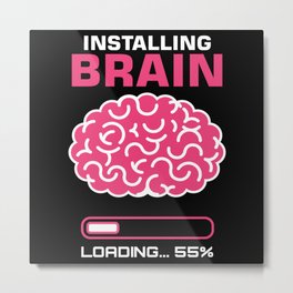 Installing Brain Neurology Science Metal Print