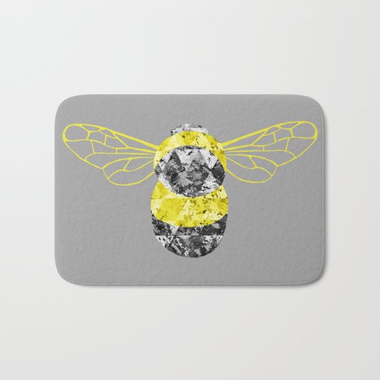 Patchwork Busy Bee Bath Mat