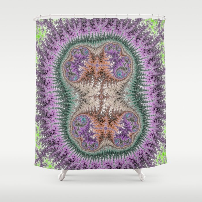 Fractal Integral Shower Curtain