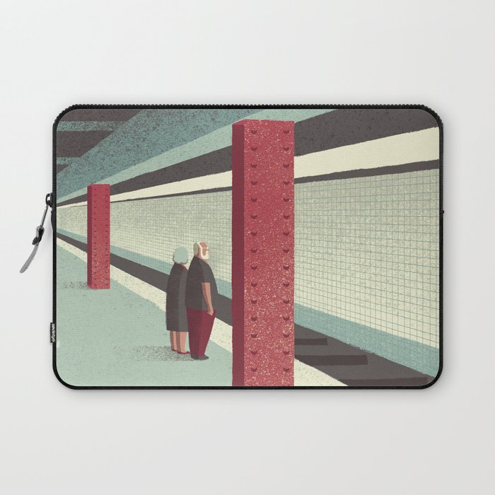 Day Trippers #3 - Waiting Laptop Sleeve