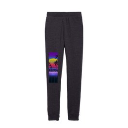 Radiant Sunset Synthwave Kids Joggers