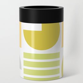 Classic pastel tone geometric minimal composition 6 Can Cooler