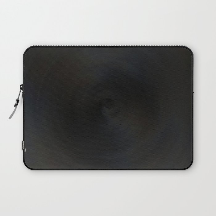 Abstract monochrome whirl Laptop Sleeve