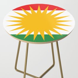 Flag of Kurdistan Side Table