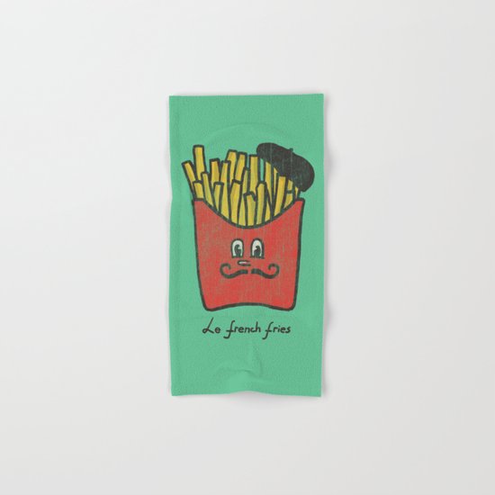 French Fries Hand & Bath Towel