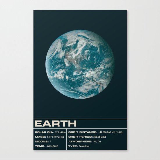 Earth Canvas Print
