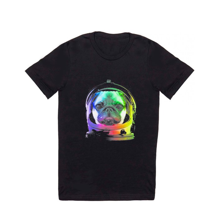 Astronaut Pug T Shirt