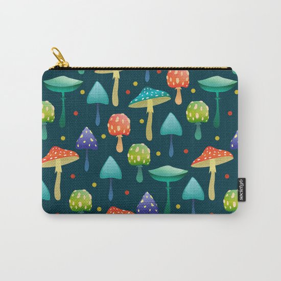 Mushrooms Carry-All Pouch
