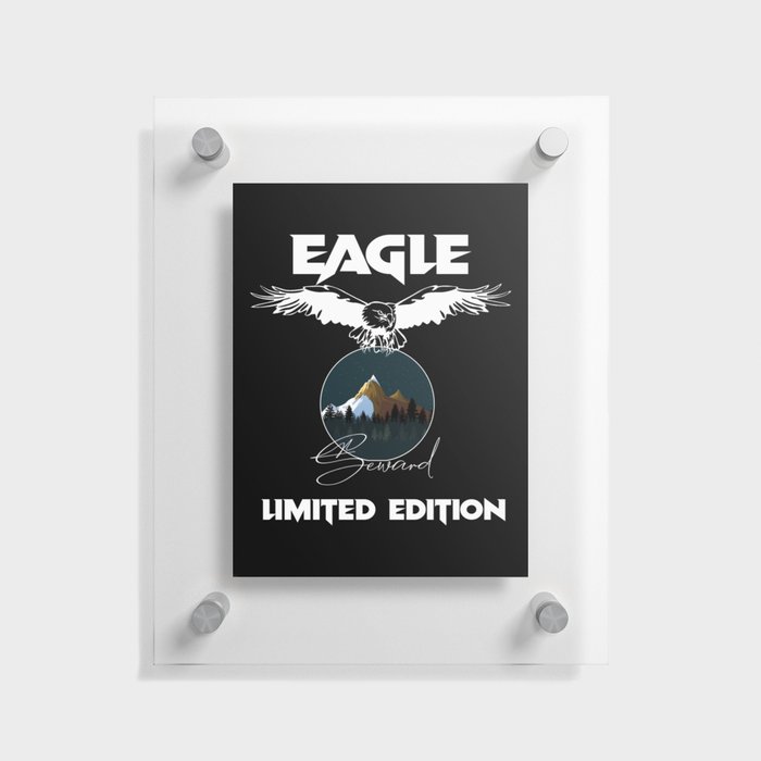 Eagle Limited Edition Seward Retro Vintage Floating Acrylic Print