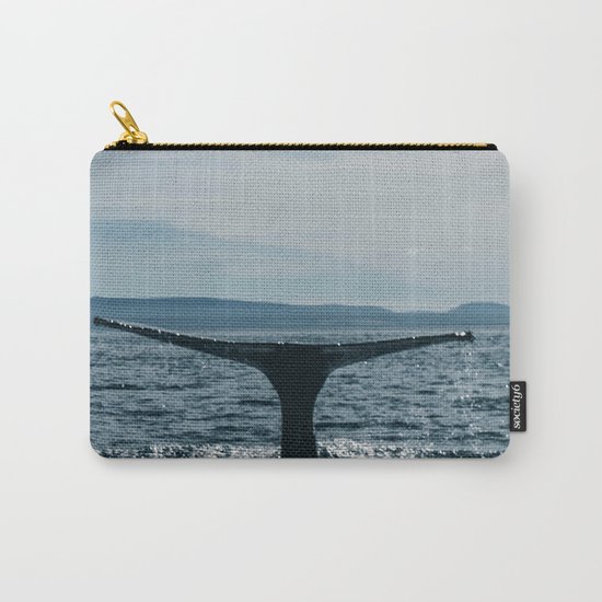 Whale in the sea Carry-All Pouch
