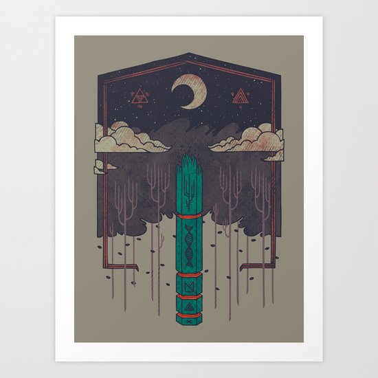 The Lost Obelisk Art Print