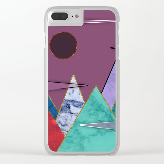 Abstract #405 Clear iPhone Case