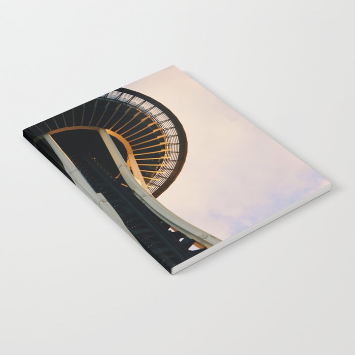 space needle // from below Notebook