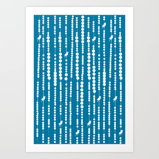 Strings of Birds Art Print