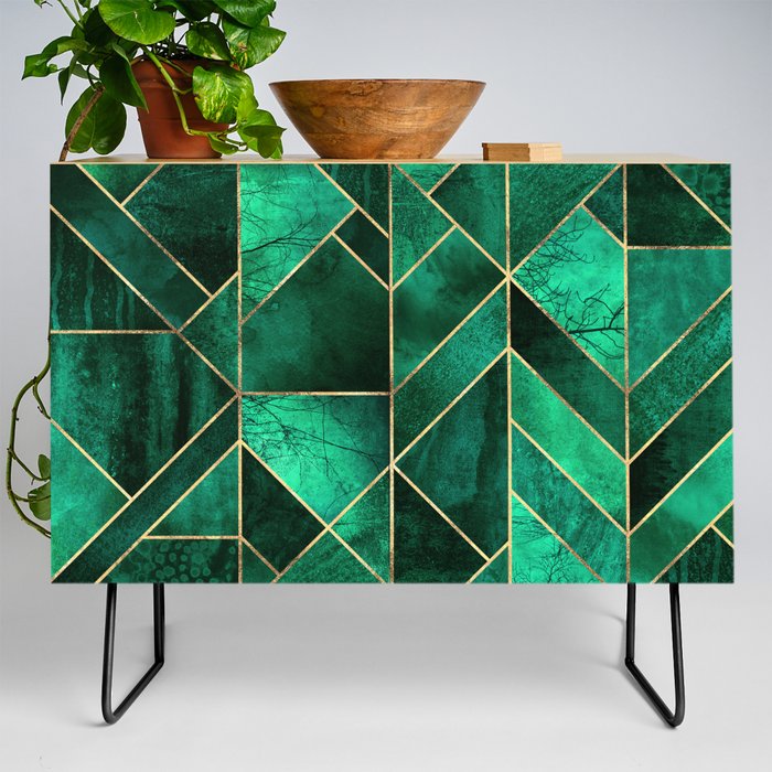 Credenza green outlet