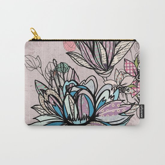 Paper Flowers #1 Carry-All Pouch