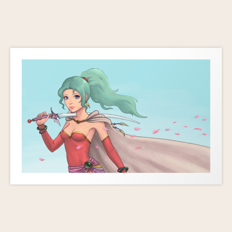 Get Wallpaper Final Fantasy Vi Terra Branford Art Print By G A M E O V E R For Android Free