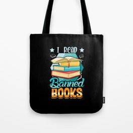 I Read banned books fantasy story design Tote Bag