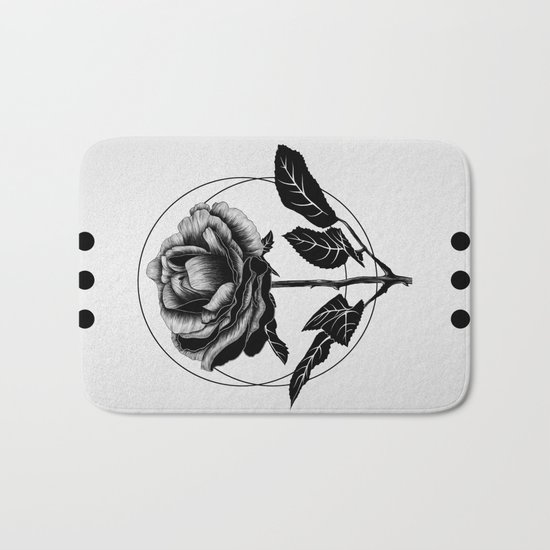 Inked Bath Mat