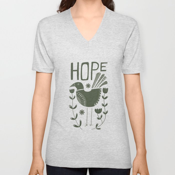 Hope V Neck T Shirt