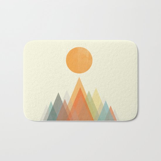 Spring in the mountains Bath Mat