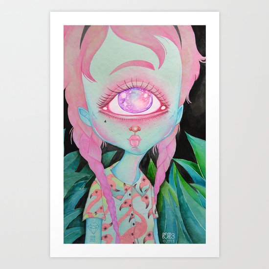 Postcard from Venus Art Print