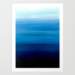 Blue Horizon 1 Art Print