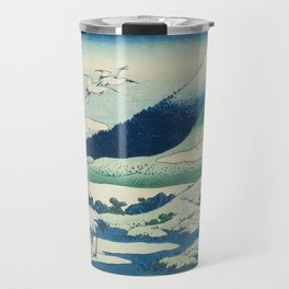 Japanese Woodblock art: Umezawa Marsh in Sagami Province Travel Mug