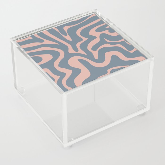 13 Abstract Liquid Swirly Shapes 220725 Valourine Digital Design  Acrylic Box