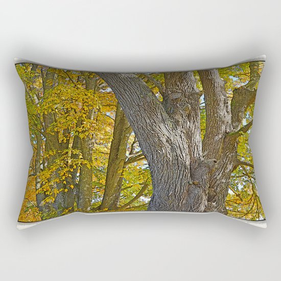 AUTUMN ACER MACROPHYLLUM (AUTUMN BIGLEAF MAPLE) Rectangular Pillow