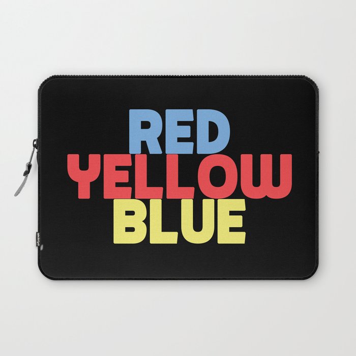 Red Yellow Blue Laptop Sleeve