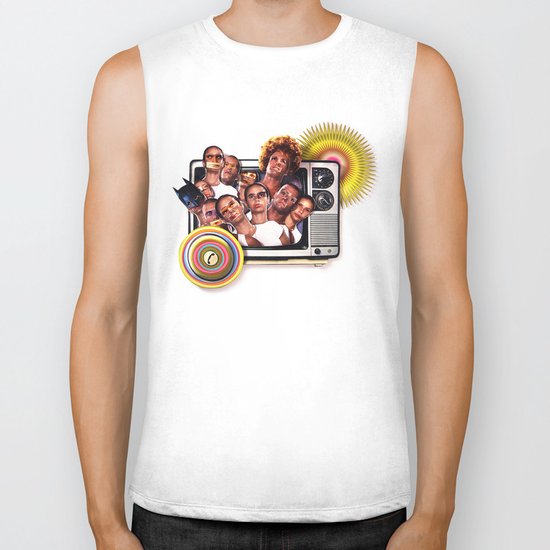 Cannon fodder | Collage Biker Tank