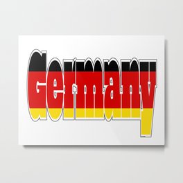 Germany Font with German Flag Metal Print | European, Beer, Fonts, German, Flags, Havocgirl, Font, Octoberfest, Heidiklum, Germany 