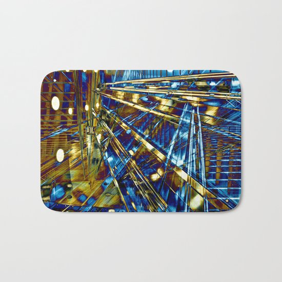 Blue Lines of Berlin Bath Mat