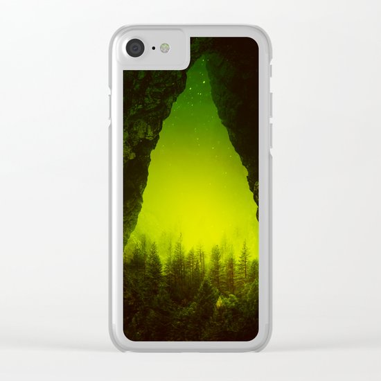 Toxic Forest Clear iPhone Case