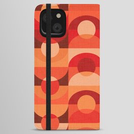 Sunset and Sunrise / Monochrome Geometry iPhone Wallet Case