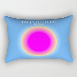Angel Number 111-Intuition - Magenta & Cyan Rectangular Pillow
