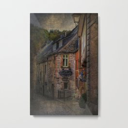 Old European village Metal Print | Durbuytown, Paintingstyle, Colorphoto, Europe, Europeanvillage, Romantic, Belgium, Photo, Smallstreet, Oldhouses 