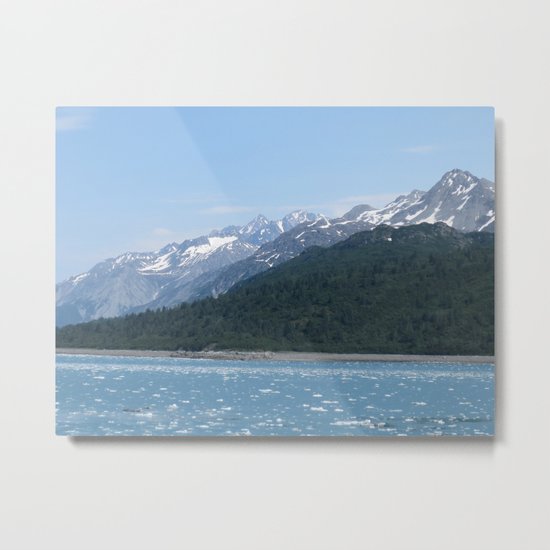 Alaskan Mountainview Metal Print
